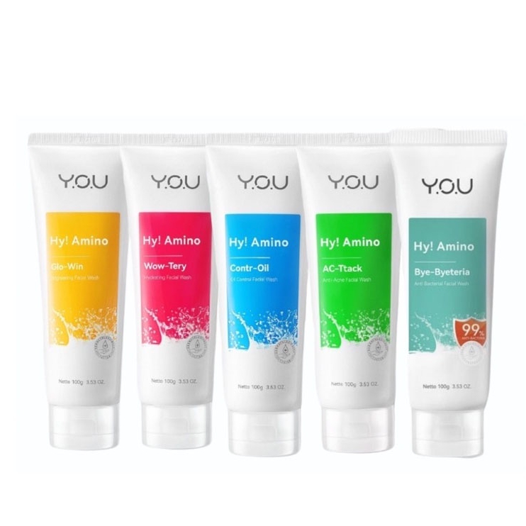 YOU Hy Amino Facial Wash | 100ml | 50ml Y.O.U