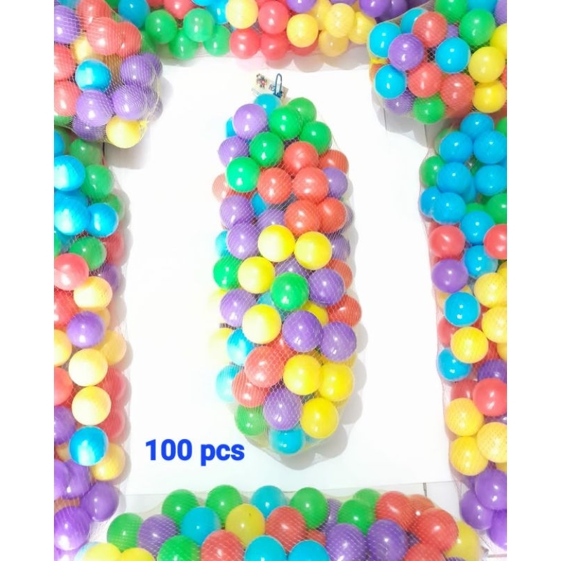 MAINAN MANDI BOLA ISI 100/MAINAN BOLA PLASTIK, MAINAN EDUKASI MANDI BOLA