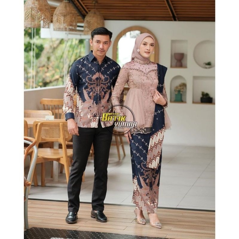 Batik Couple Kebaya Modern Kebaya Tunangan Lamaran Baju Wisuda Batik Brukat Terbaru Batik Kondangan Terbaru 2023 Kebaya Tunik Set Couple Brukat Kebaya Pesta Setelan Kebaya Brokat