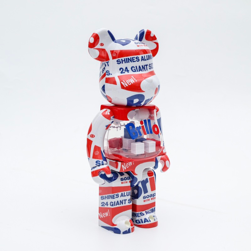 Bearbrick Andy Warhol Brillo