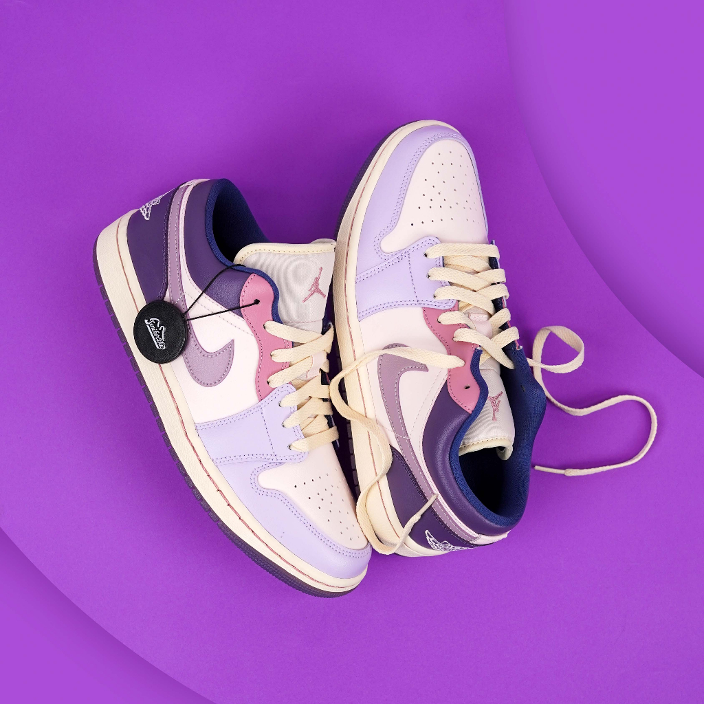 Air Jordan 1 Low Pastel Plum Womens