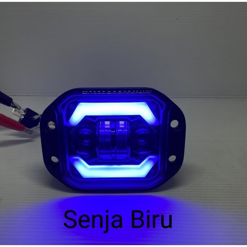 Reflektor Depan/Lampu Depan Daymeker LED Model New LED Utama Putih/Senja Biru/Merah/Kuning/Motor CRF KLX WR Pnp