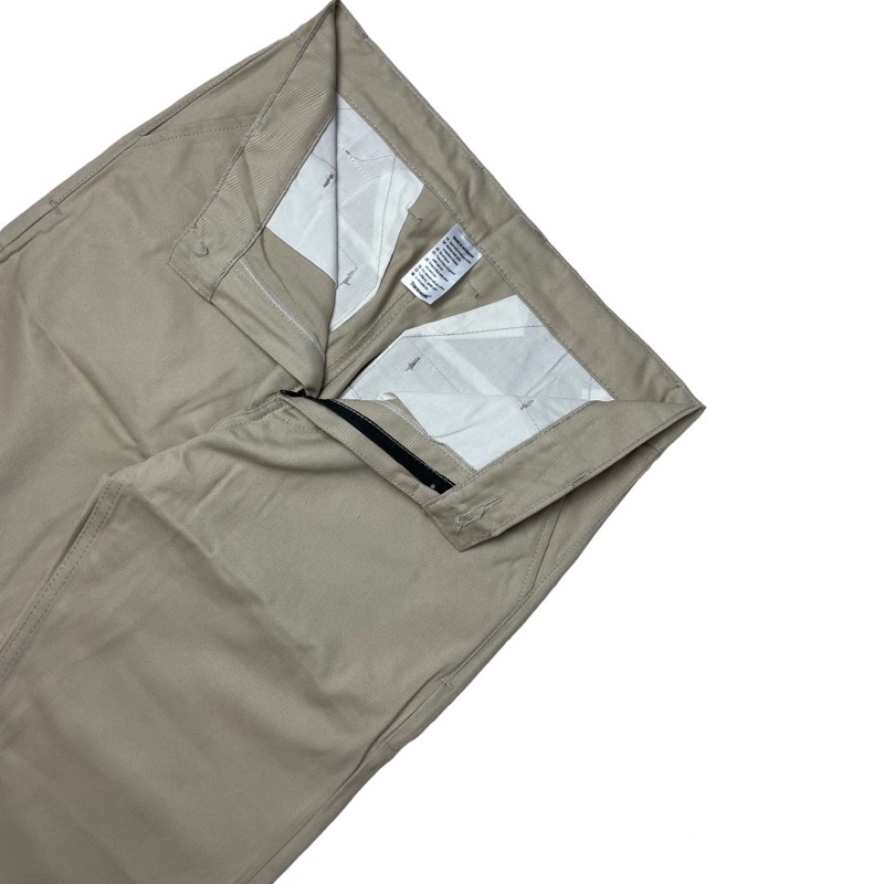 Transworld Celana Panjang Chino Selvedge Legular Fit Hitam Cream Army Khaki