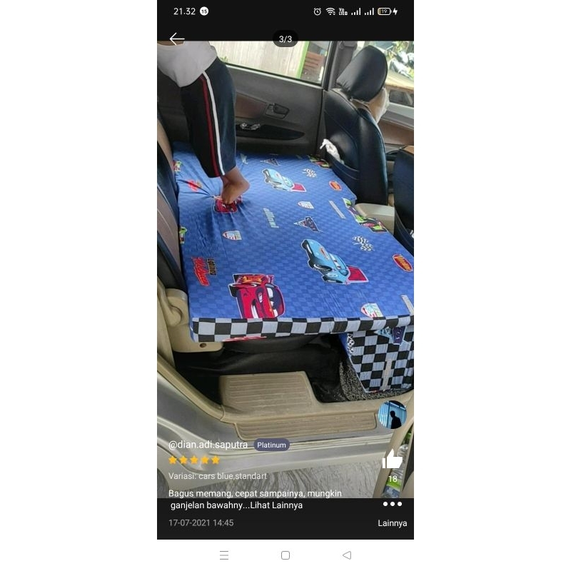 New Kasur mobil jok Tengah - Kasur mobil busa inoac - kasur mobil viral - kasur mobil model Lipat -
