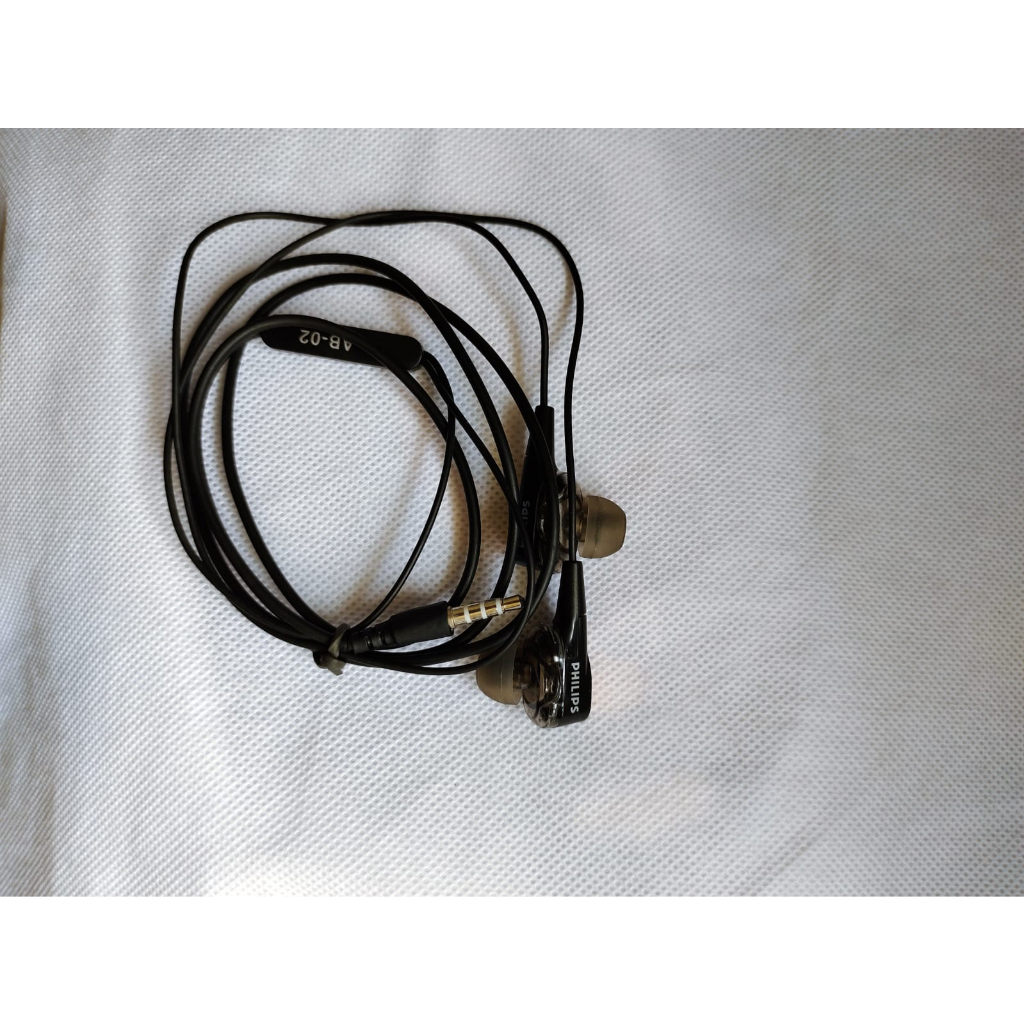 AB02 - Headset Handsfree Philips AB02 Hifi Audio Stereo Earphone AB02