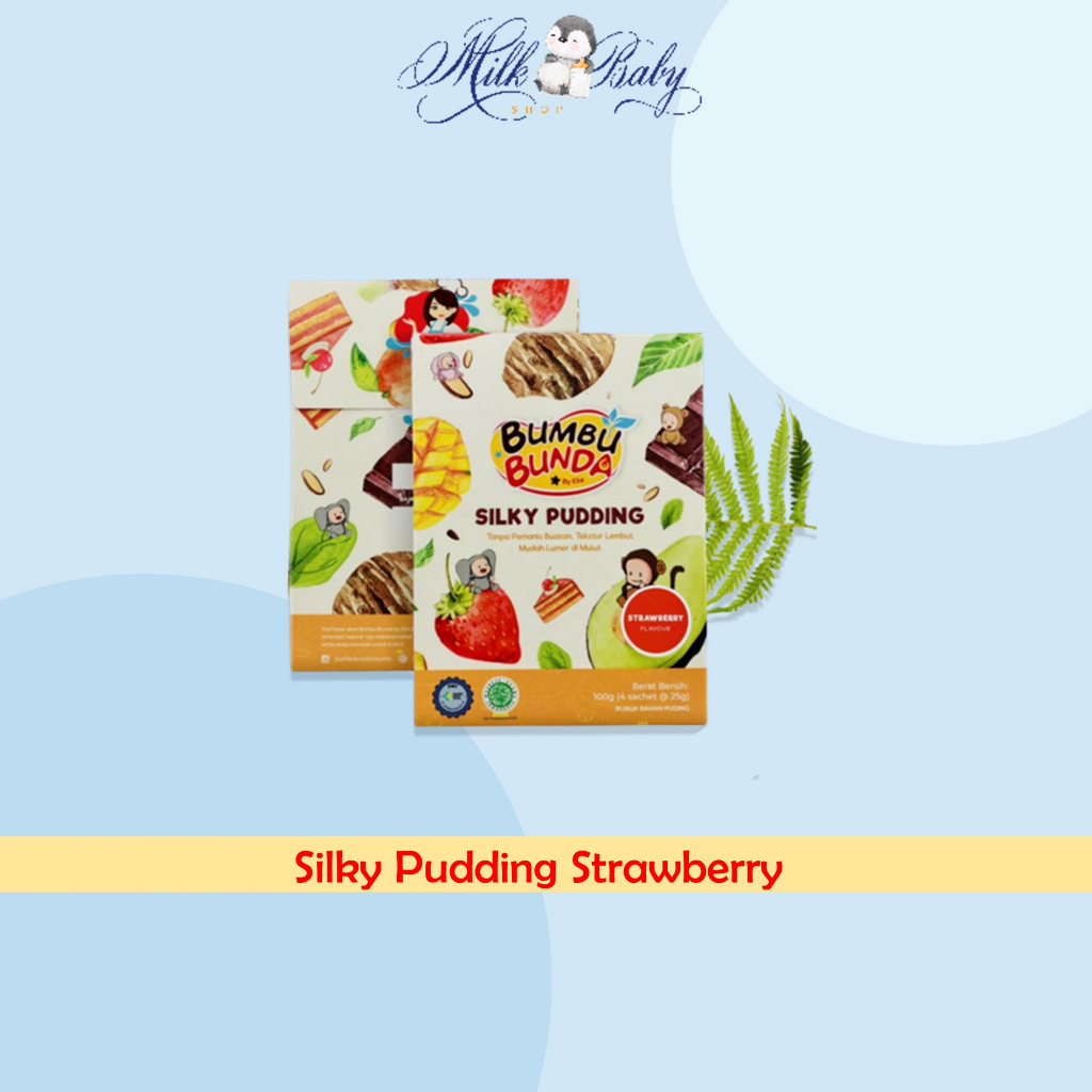 

Bumbu Bunda Silky Pudding Strawberry Non Pemanis Buatan Non Pengawet