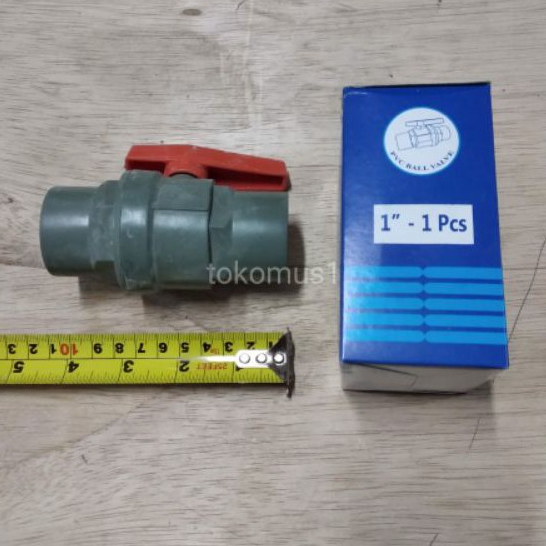 STOP KRAN PVC 1 INCH BALLVALVE BALVALEP POLOS