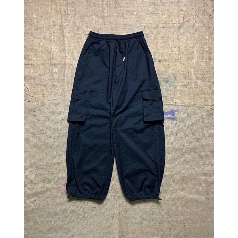 Lafudgestore Wide Cargo Balloon Pants