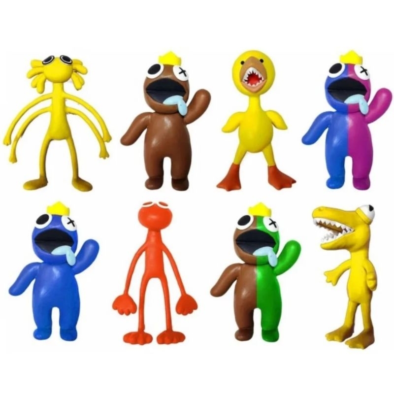 FIGURE RAINBOW FRIENDS PAJANGAN KOLEKSI SET MAINAN ANAK