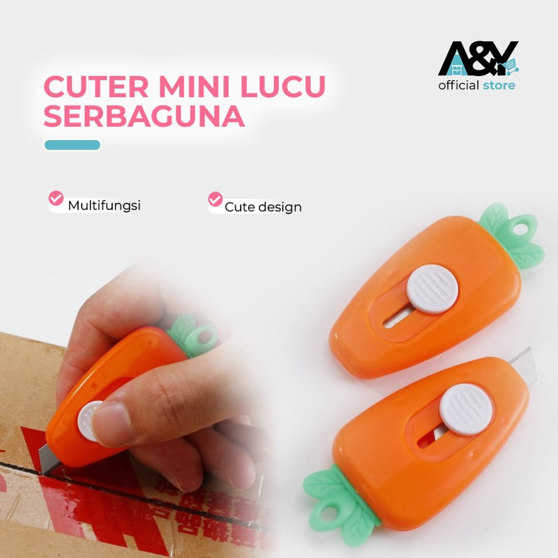 

Pisau Cutter Mini Alat Pembuka Paket Cocok Untuk Traveling Cutting Knife