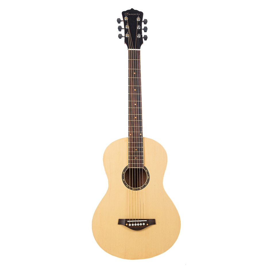 Gitar Akustik Parlor Mandalika Natural P1-NT Gitar 3/4