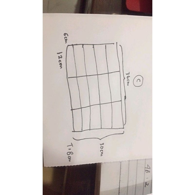 

Akrilik skat kotak susun ukuran 30x36cm ada 15 slot