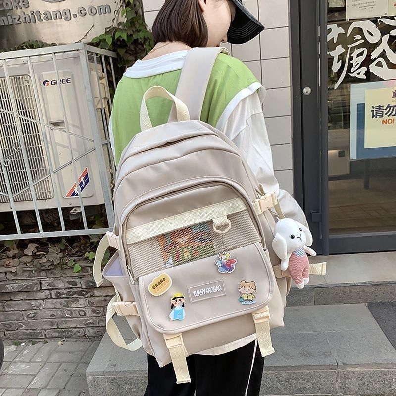 tas ransel perempuan model korea SD SMP/tas anak cewek sd smp/ransel anak perempuan tas gendong backpack