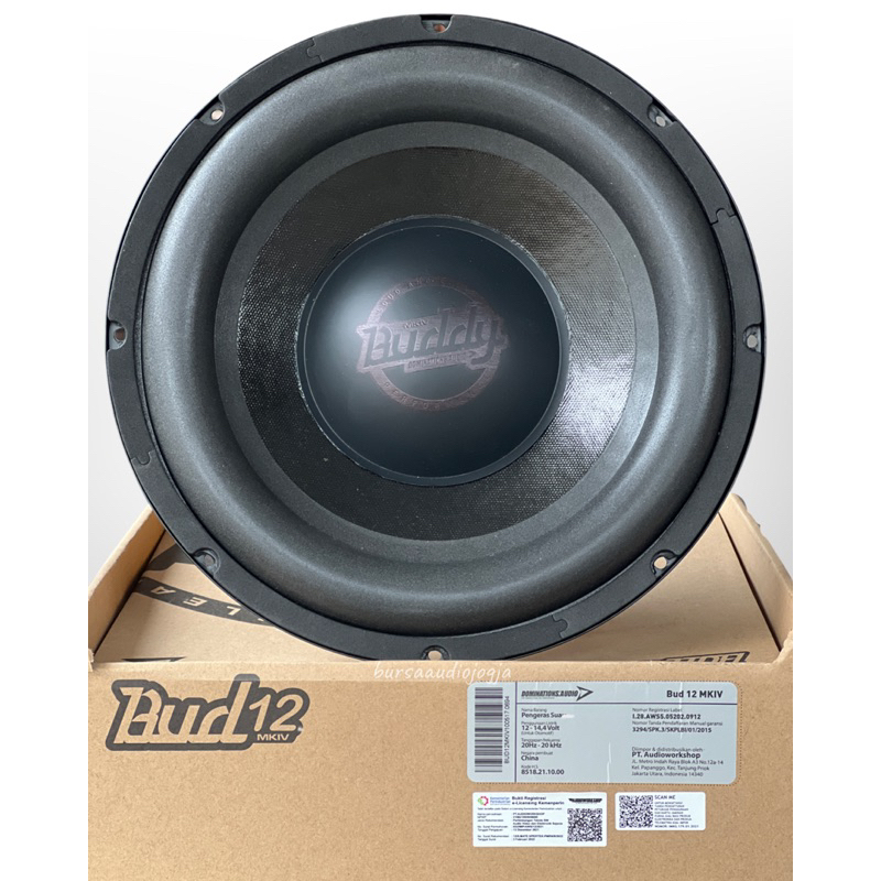 Subwoofer Buddy Dominations BUD 12 MKIV MK4 Subwoofer 12 inch