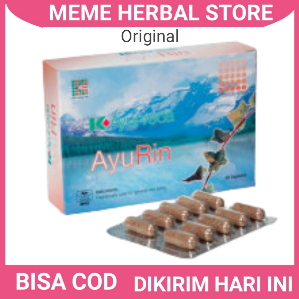 K.Ayurveda Ayurin K link Original Ayurin Original Antiseptik mengatasi infeksi kandung kemih membunu
