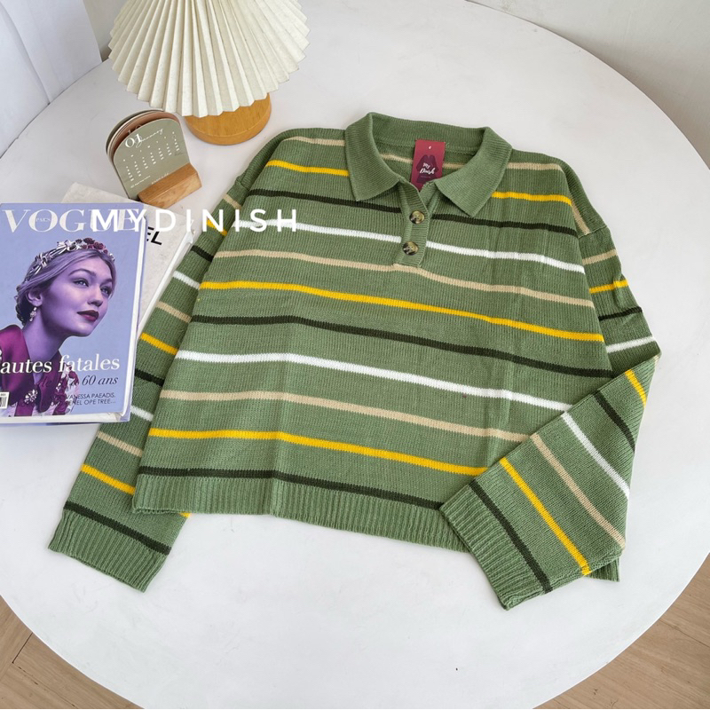 Arumi Crop Blouse - Atasan Blouse Wanita Terbaru