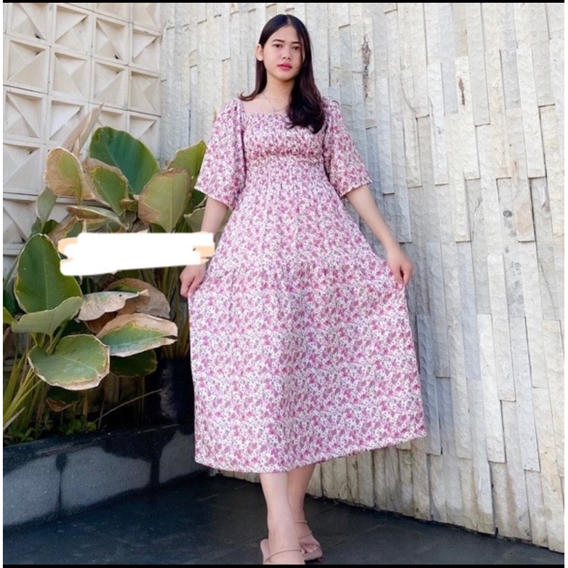 DRESS FLOWER/DASTER BUNGA/DASTER FLOWER/DASTER KERUT/DASTER JUMBO/DASTER SABRINA