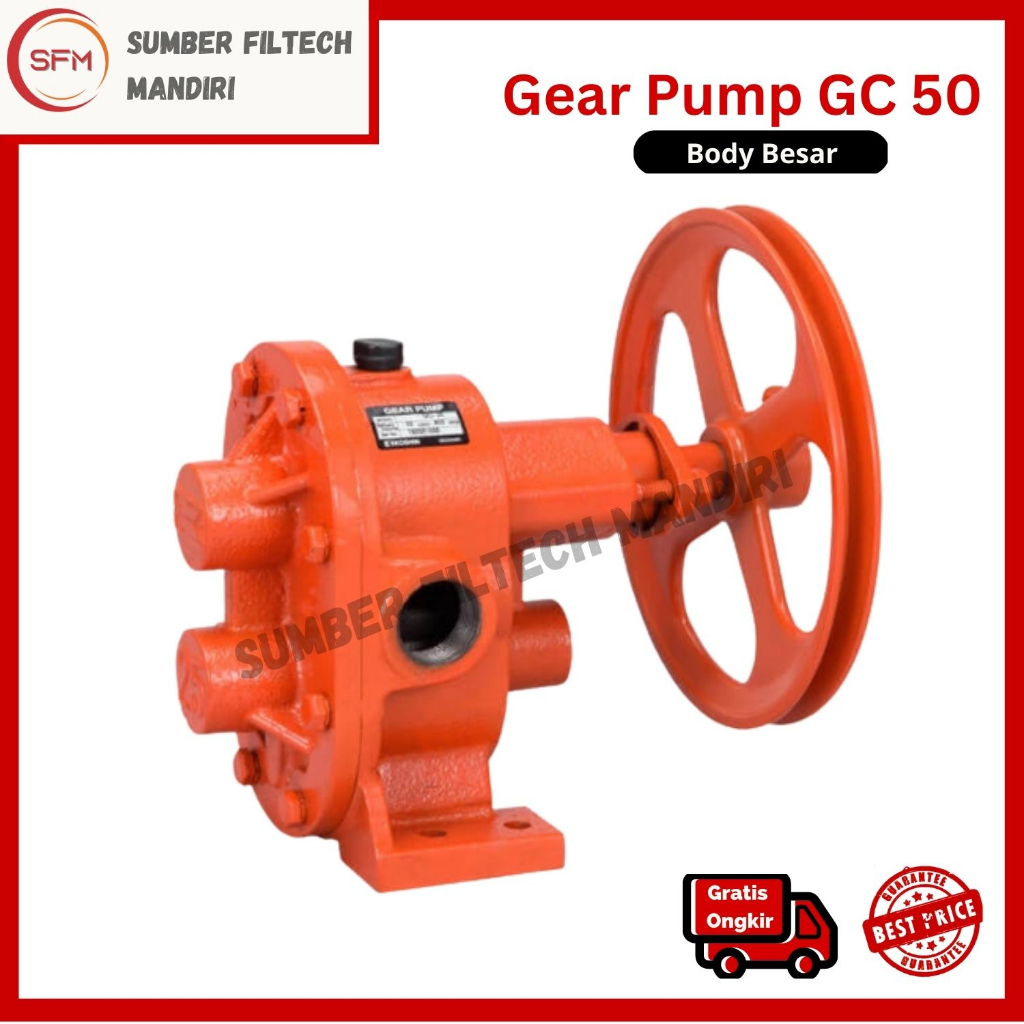Gear Pump / Pompa Oli GC 50 2" Inch Body Besar (38Kg) - GC 50