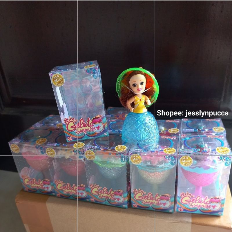 EMCO MINI GELATO MINI CUPCAKE DOLL CUP CAKE SURPRISE DOLL RANDOM NEW MINI SERIES MAINAN BONEKA CANTI