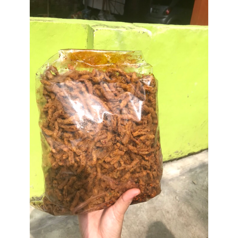 1 KG - 1/4 KG - 1/2 KG USUS KRISPY PEDAS MERAH DAUN JERUK