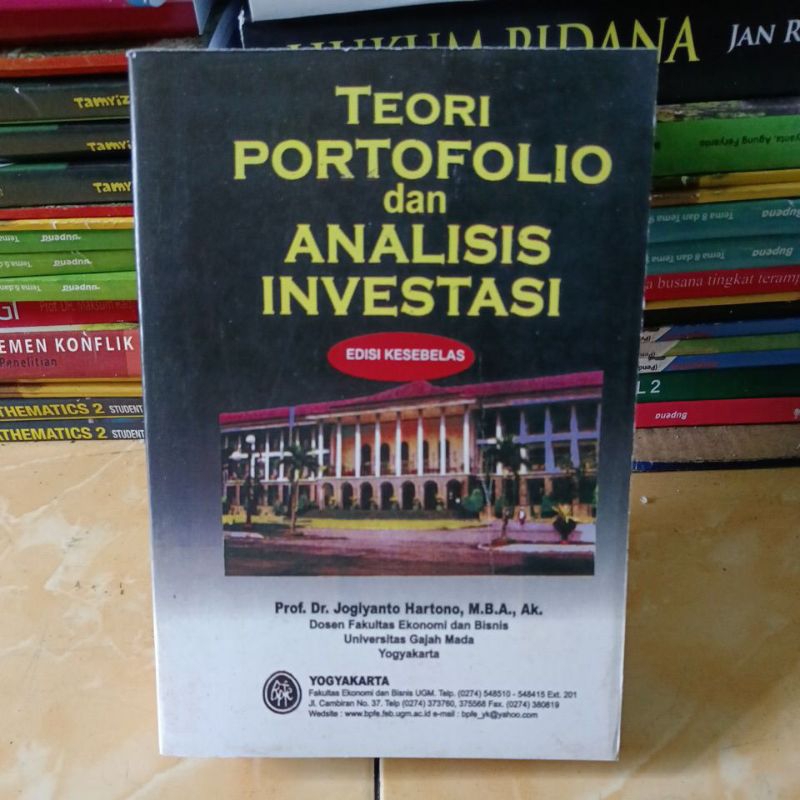 Jual Teori Portpfolio Dan Analisis Investasi By Prof. Dr. Jogiyanto ...