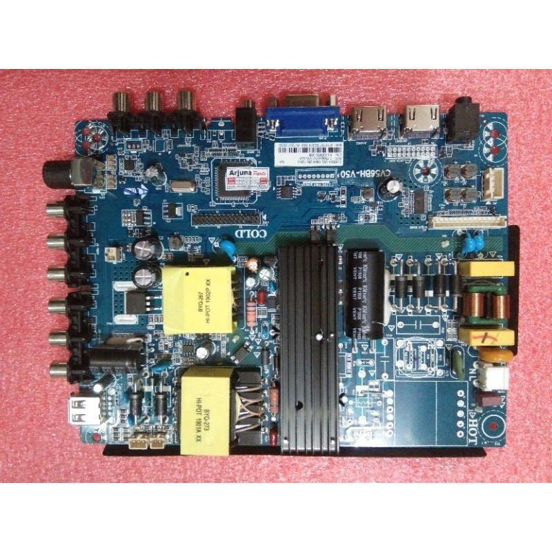 MB PLD 40D150E MB+PSU PLD 40D150 43D150 MESIN TV LED POLYTRON 40T150  PLD 43D153