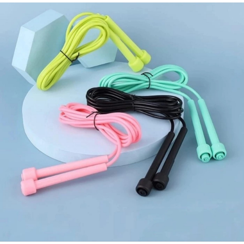 Model Baru Tali Skipping Jump Rope PVC Rubber Olahraga Fitness