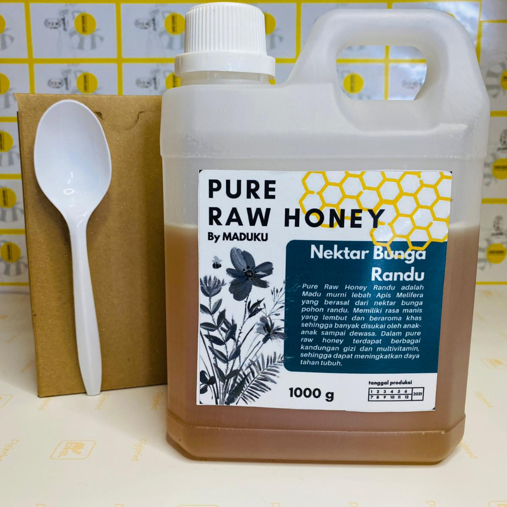 Madu 1.000 Gram Nectar Bunga Alami-Raw Honey