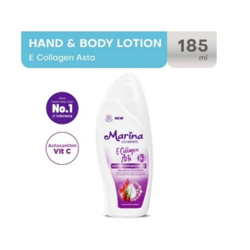 Jual Marina Hand Body Lotion Uv White 185 Ml Shopee Indonesia