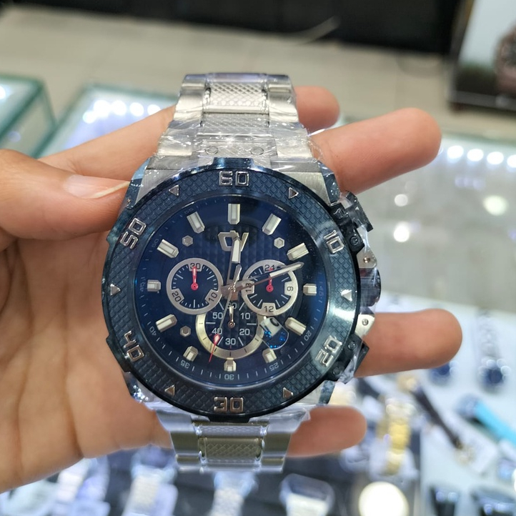 Jam Tangan Pria ORIGINAL CHRIST VERRA CV C 71100G-1f BLU