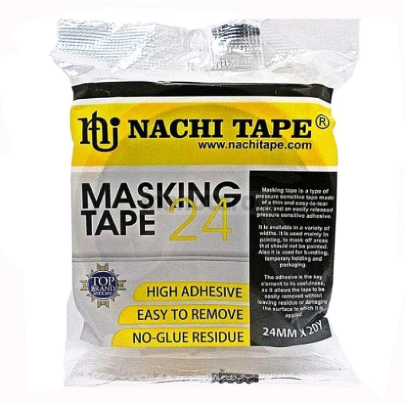 

Solasi Lakban kertas NACHI 24mm/Masking tape NACHI 24mm