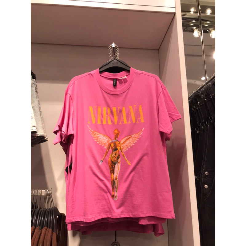 h&m kaos nirvana