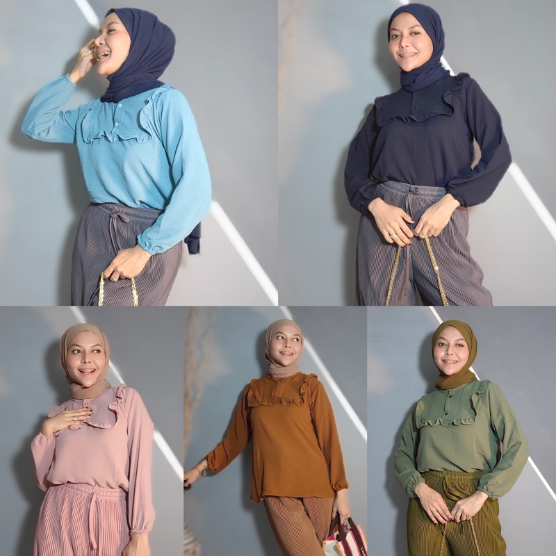 ELZE BLOUSE // KEMEJA ATASAN // TOP