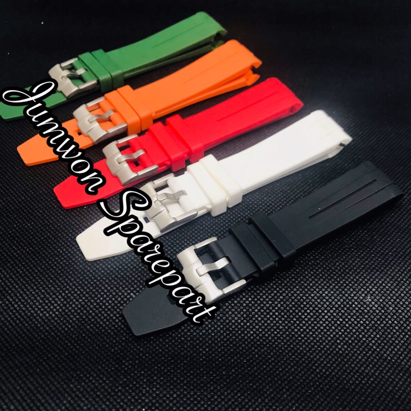 Strap Tali Rubber B Rolex Rubber Rolex GMT Strap Rubber 20mm Rubber Curved 20mm Premium