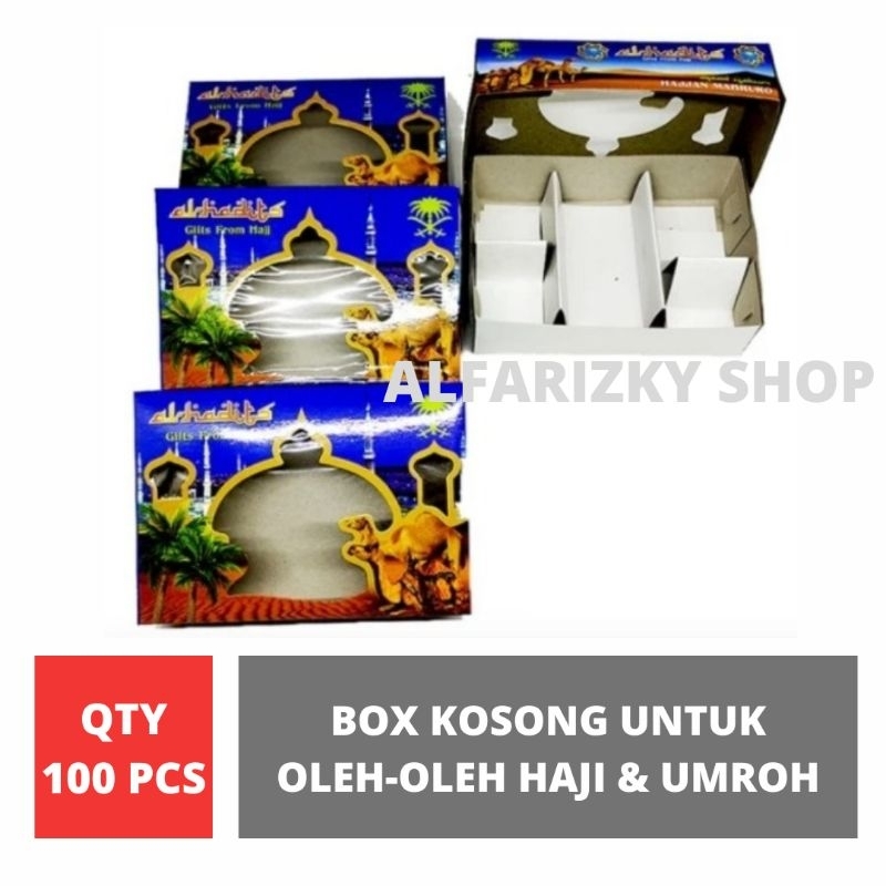 

BOX/KOTAK OLEH-OLEH UMROH ISI 50 SET BAHAN TEBAL