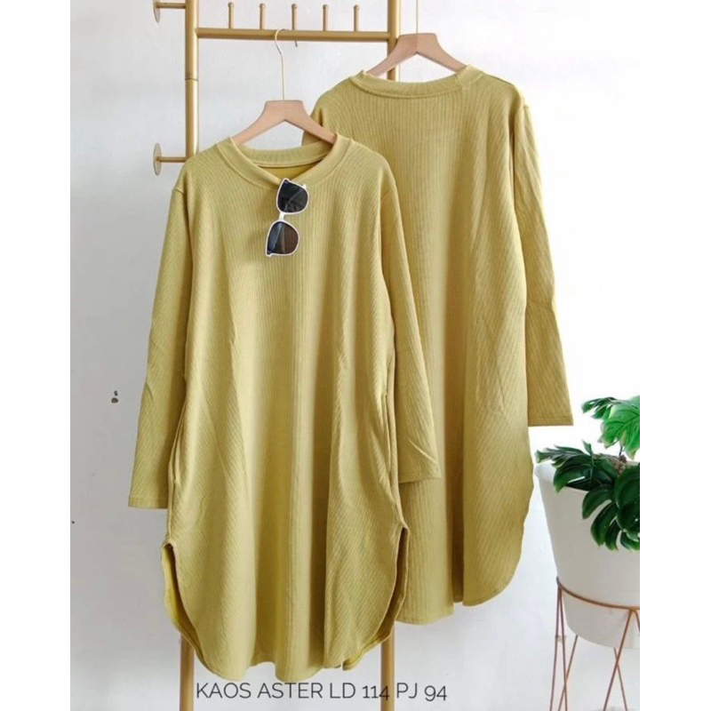 147 tunik kaos knitted aster merk clarke