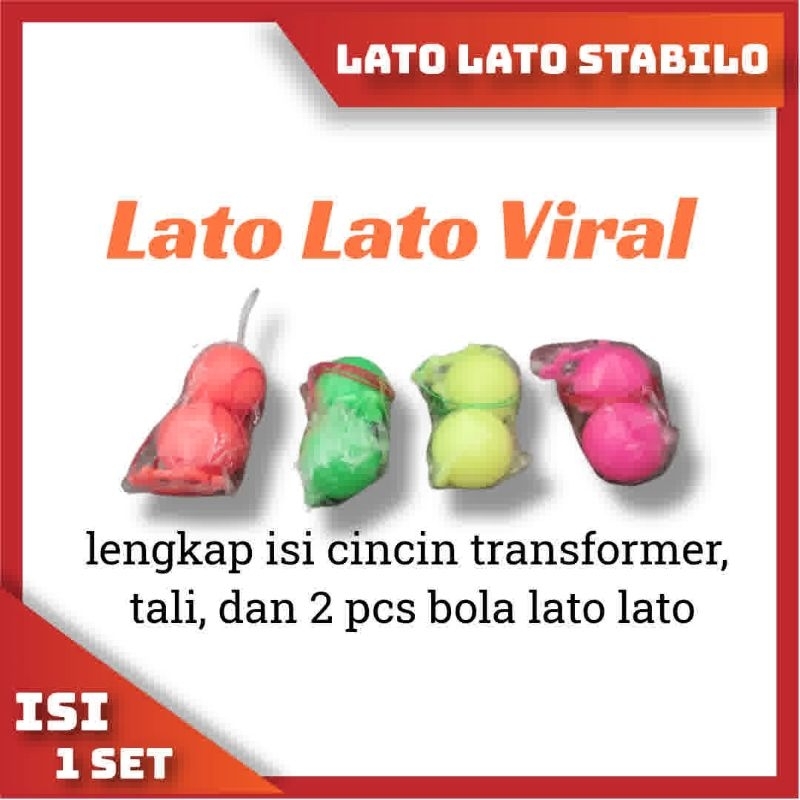 LATO LATO STABILO ORI MAINAN TRADISIONAL TEK TEK VIRAL - latto latto Tanaka