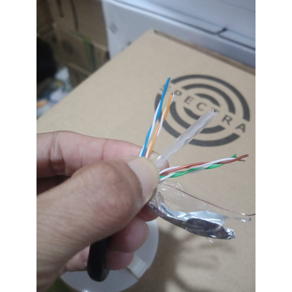 KABEL LAN OUTDOOR FTP CAT6 SPECTRA 305M
