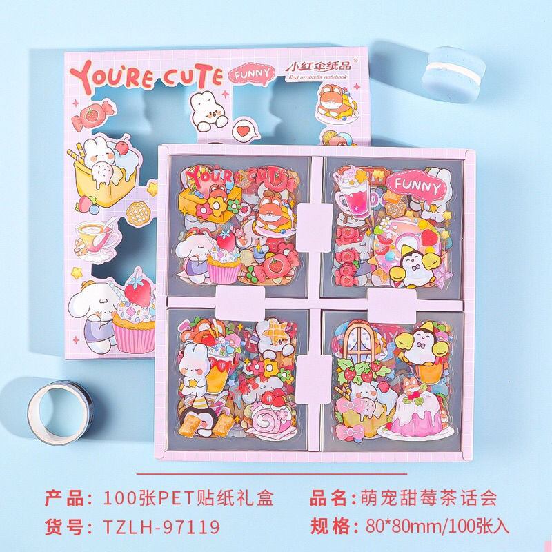 

YSB - SHARING STICKER COCO YOU’RE CUTE / 5 LEMBAR / PVC STICKER FOR DECO / LAPTOP / HANDPHONE