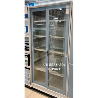 Jual KRISBOW Lemari Kantor Pintu Kaca Geser/Filling Cabinet/LemariBesi ...