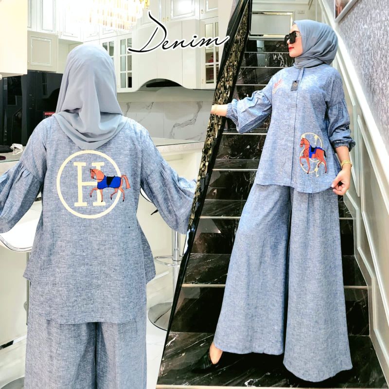 SET KULOT BORDIR ORI BY ART FASHION BERLEBEL