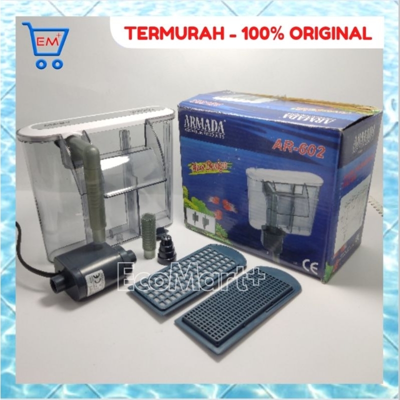 Armada AR 602 Filter Gantung - Hang On Filter Aquascape - 2 kotak