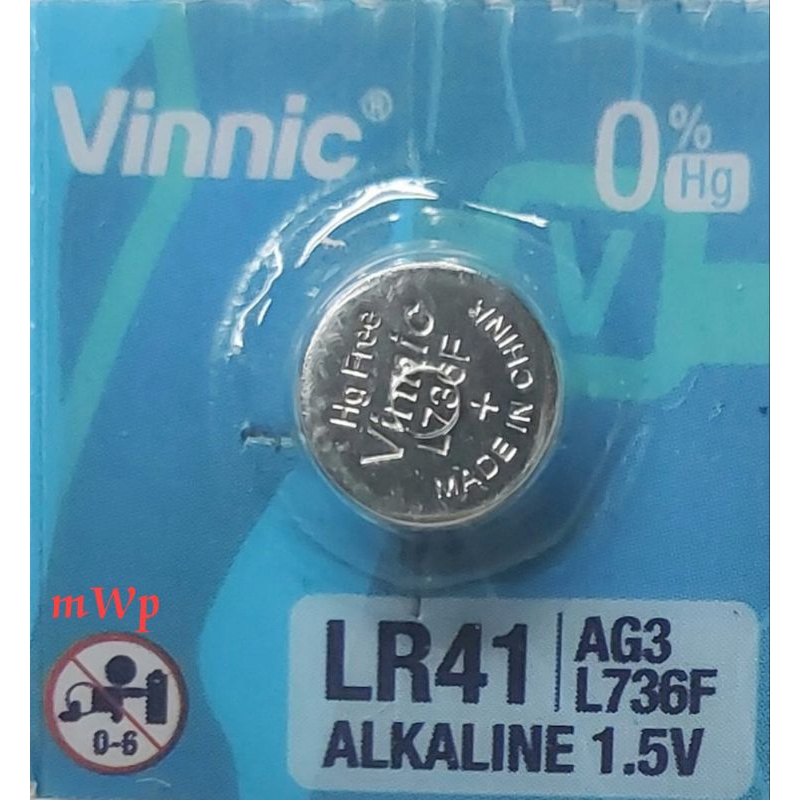 Baterai VINIC AG3 / LR41 / L736F / 736 Batre AG 3