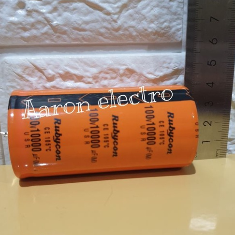 Elco 10000UF 100V 10000 UF 100 V RUBYCON ORANGE OREN