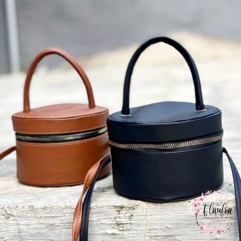 Round Bag Tas Wanita Bulat Tali Panjang Tas Murah
