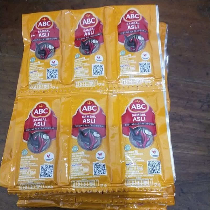 

saos sambel ABC renceng isi 36sachet@8gr