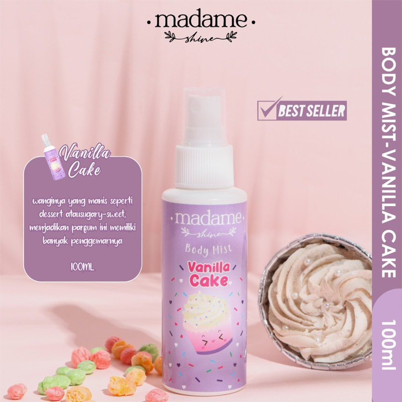 ✅DESSERT SERIES 100ML (MADAME-SHINE) BODYMIST