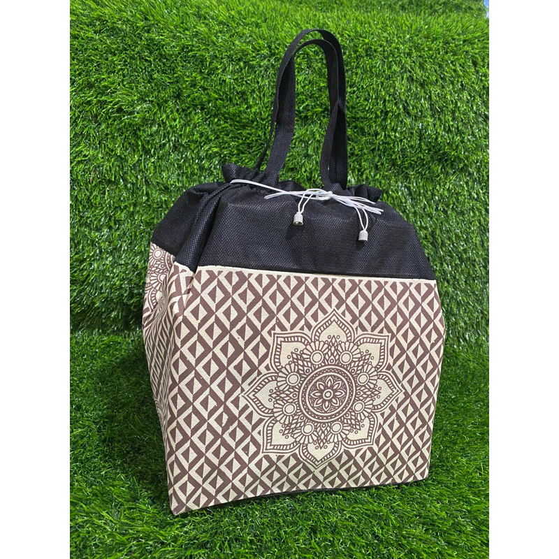 HARGA LUSIN ISI 12 BIJI• TAS HAJATAN SERUT SIZE 22x22 TEBAL 50 GSM MURNI BUKAN ABAL ABAL BATIK TENGAH