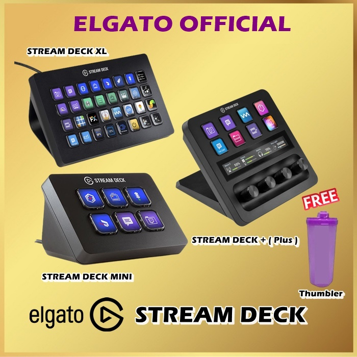 Elgato Stream Deck Mini / XL Stream Deck+ + Plus Live Video Streaming
