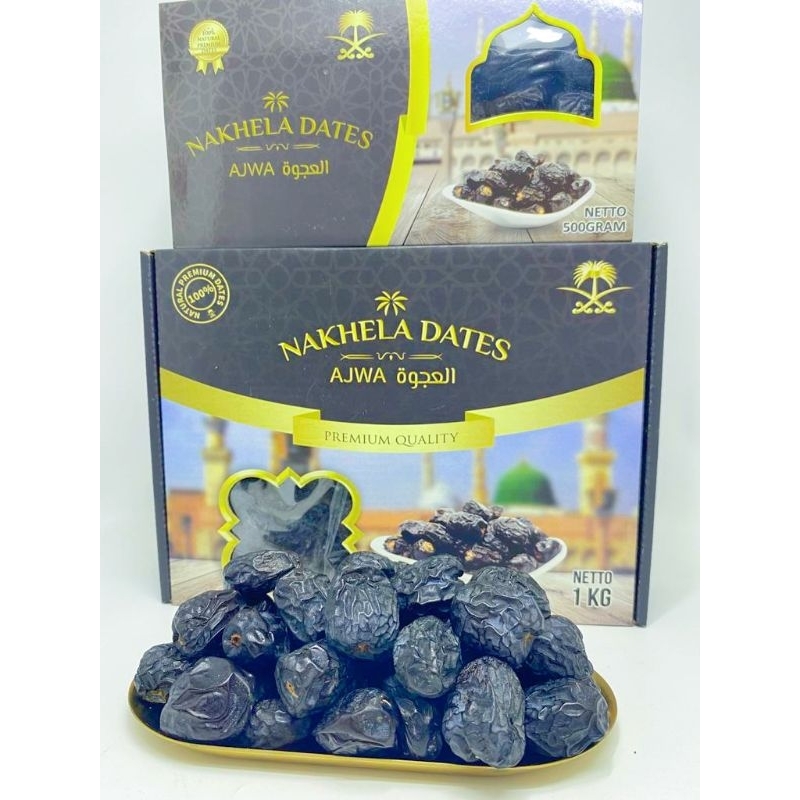 

Kurma Madinah Ajwa Nakhela Dates Eksklusif